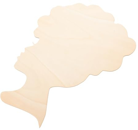 Tofficu Holz Kopf Ausschnitt Für Heimwerker Diy Handwerk Holzausschnitt Blanke Holztafel Zum Malen Und Schnitzen Für Heimgebrauch Bastelbedarf Holzornament