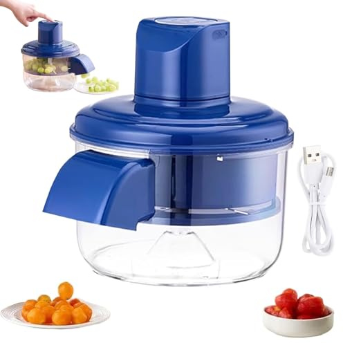Electric Grape Peeling Machine, Elektrische Traubenschälmaschine, USB Wiederaufladbar Traubenschäler-Entferner, Automatischer kleiner Obstschäler für Trauben, Kirschen, Tomaten
