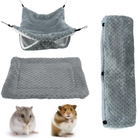 Hamsterhängmatta – husdjurshängmatta, varmt litet djur, husdjur sover, för socker glidare illerbur vilar gömmer sig spela klättring vinter
