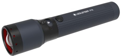 Ledlenser P7R LED Taschenlampe wiederaufladbar, 25th Anniversary, 2000 Lumen, USB-C, 2× Akku, 320 m Reichweite, 4 Lichtmodi, bis 80 h Laufzeit, IP68, für Camping, Wandern & Arbeit