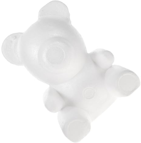 YARNOW Orso di Gommapiuma Rosa in Kit di Creazione per Lavoretti Artigianali, Decorazioni Floreali e Ornamenti per Matrimoni Fai da Te