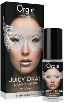 Orgie Juicy Oral Spray Bucal Estimulador de Saliva con Menta – Hidratación y Frescor Prolongado – 15 ml