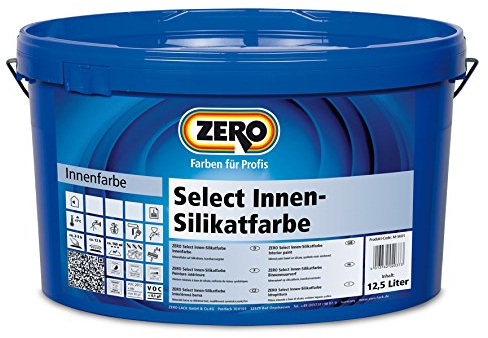 ZERO Select Innen Silikatarbe Wandfarbe weiss 12,5 Liter