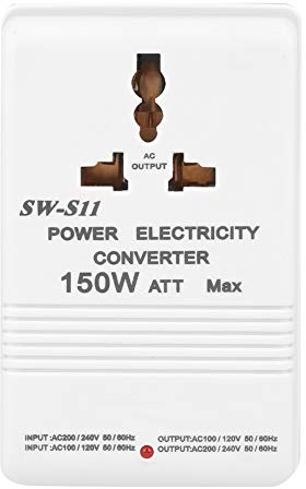 Spannungswandler 150W 220V bis 110V/110V bis 220V Aufwärts- und Abwärts Transformator