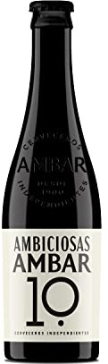 Ambar 10 Ambiciosas - Pack 12 botellas x 33 cl - 10 % Volumen de Alcohol