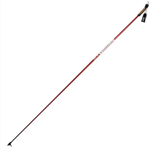 Barnett XC-09 Cherry 130cm to 175cm Professional Carbon Cross Country/Roller Ski Poles (135cm)