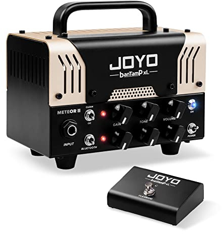 JOYO Meteor II BanTamp XL Series Mini Amp Head 20W Hybrid Tube 2-Channel Guitar Amplifier with Bluetooth (No Sound, Need Extra Speaker)