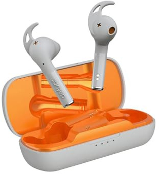 DEFUNC True Sport, auricolari in-ear True Wireless, Bluetooth 5.1, microfono ENC con cancellazione del rumore, custodia di ricarica rapida, controllo touch, impermeabile IPX5, punte multiple per