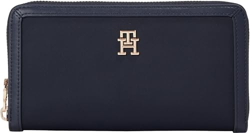 Tommy Hilfiger Damen Geldbörse Essential Large mit Münzfach, Blau (Space Blue), Einheitsgröße