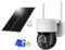 4G LTE Caméra Surveillance Extérieur Solaire Sans Fil, 2K HD 4G Batterie Camera Avec Carte Sim, Caméra de Surveillance Sans WiFi, Vision Nocturne, Détection de Mouvement, Conversation Bidirectionnelle