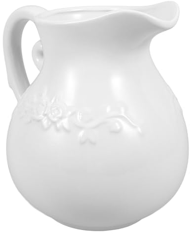 Cabilock Vase en Céramique Décoratif pour Fleurs Séchées Pichet Vase Floral Artisanat Européen en Céramique