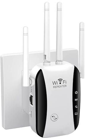 WiFi Booster,WiFi Signal Booster,Internet Coverage Up to 4000 Sq.Ft