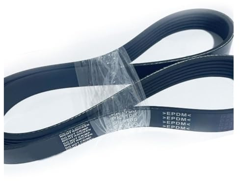 5pcs 187J V-ribbed Belts, PJ475 Micro 4-Rib 5-Rib 6-Rib Ribbed Poly-V Belt Transmission Belt HWWEI(187J5)