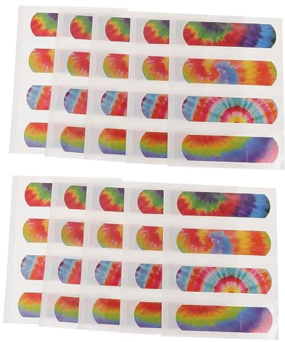 Parches Adhesivos Transpirables para Niños, 10 Hojas 40 Piezas | Pe, Diseño de Dibujos Animados, se Adapta a Heridas, Portátil para Exterior, Cuidado Práctico para Cuerpo y Cortes