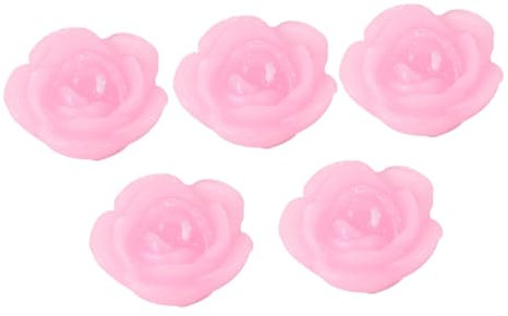 Alipis 5stücke Schwimmende Blumenkerzen Form Paraffinkerzen Wasserkerzen Blumenkerzen Dekorative Kerzen Für Party Hochzeit Valentinstag