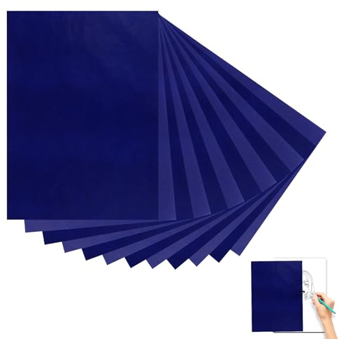 Kohlepapier Transferpapier,50 Blatt Kohlepapier Zum Nachzeichnen,Graphitpapier,Blaupapier Zum Durchschreiben,Carbon Copy Paper For Tracing,Zum Durchpausen Auf Karton,Papier Und Leinwand(21 X 30cm)