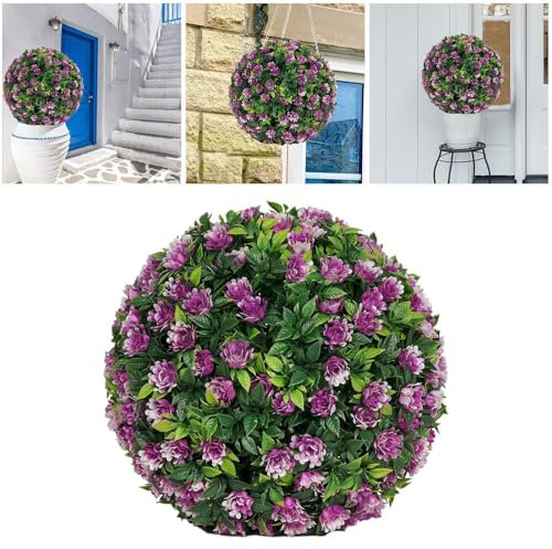 Jmwedia my order Artificial Boxwood Topiary Balls Topiary-Plants For Arcades Decks Outdoor Walkways Boxwoods Lifelike Plants Clean Look Arti-ficial Plant for Home Decoration