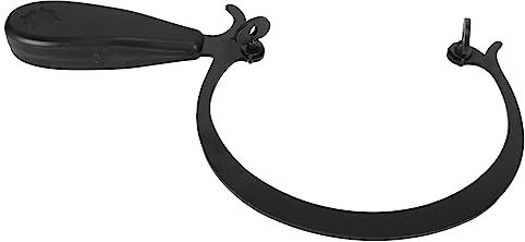 Cadre de Scie à Bijoutier, Cadre de Scie d'adaptation Incurvée avec Poignée Noire, Matériau en Alliage, Contrôle Précis, Conception Incurvée Unique, Application Polyvalente, Confortable et Facile à