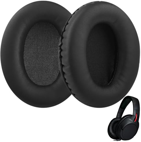 2 Almohadillas de Repuesto para Kingston HyperX Cloud III/Cloud 2 | Almohadillas de Espuma ViscoeláStica para Los OíDos para Hyper X Cloud 3/Cloud II/Loud Stinger/Stinger Core/Cloud Flight
