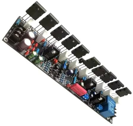HEEZOU High Fidelities Single Channel Amplifier Board 500W Output A970/C2240 And A1145/C2705 Transistors Improved Sound Powerful Stereo Amplifier Circuit