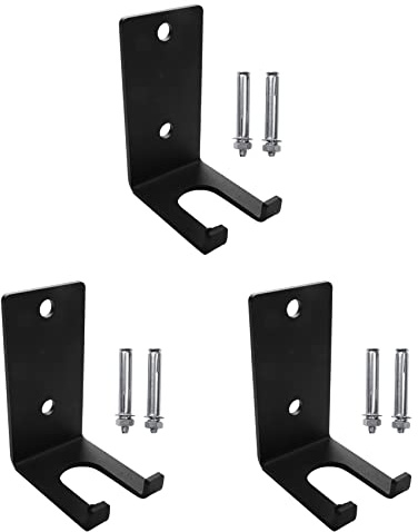 Janasiba 3X Langhantel Halter An Der Wand Montiert Halterung Schwer Lastung Langhantel Halter Lagerung Regal Langhantel Halter Für zu Hause Kommerzielle Garagen Fitnessstudios