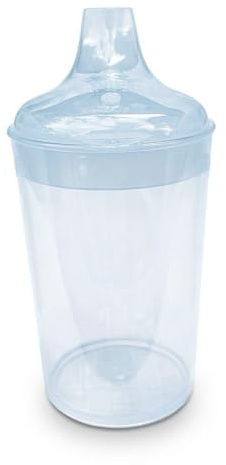 300ml Non-Spill Feeding Beakers - Wide Spout Sippy Cups for the Elderly | Adult Sippy Cup, Plastic Beakers for Elderly, BPA-Free Polypropylene, Independent Drinking Aid, Hospital Care Home Equipment
