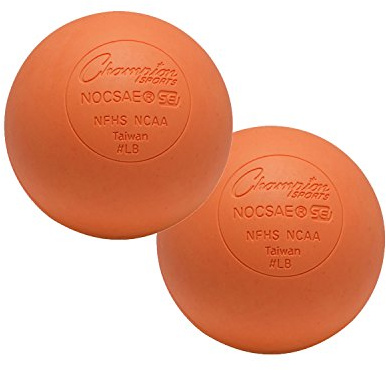Champion Sports LBO2SET Offizielle Lacrosse-Bälle, 2 Stück.