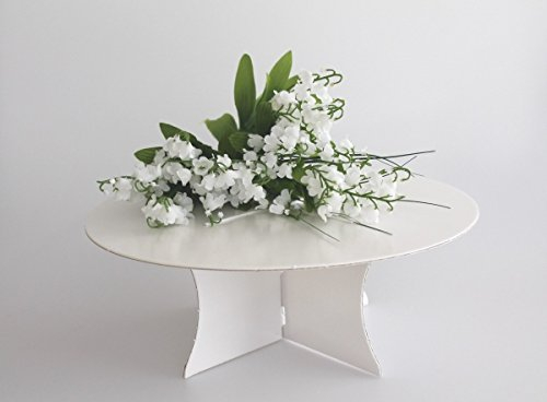 wertheim-deko Alzata per torte a 1 piano per matrimonio