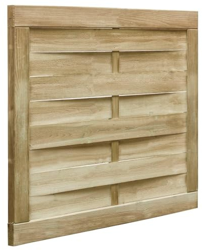 Tidyard Holz Gartentor Gartenzaun-Tor | Zauntor Eingangstor | Garten Holztor Gartentür | Imprägniertes Kiefernholz Grün 100 x 75 cm
