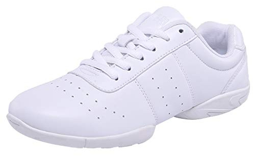 DADAWEN Damen Cheer Schuhe Mädchen Sneaker Outdoor Fitness Gymnastik Training Jazz Yoga Tanzschuhe
