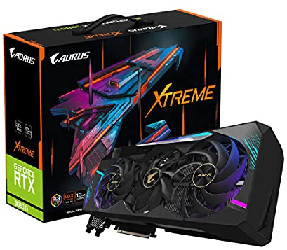 Scheda grafica GIGABYTE AORUS GeForce RTX 3080 Ti Xtreme 10G, raffreddamento massimo coperto, GDDR6X a 384 bit, GV-N308TAORUS X-12GD