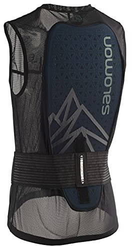 Salomon Flexcell Pro Vest Chaleco Protector Espalda para Esquí, Unisex Esqui Snowboard, Protección adaptable, Transpirabilidad, Fácil de ajustar