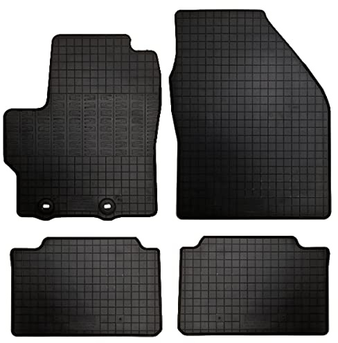 edecor Gummifussmatten Automatten Gummimatten Gummi Fußmatten Satz Set für Toyota Yaris Cross ab Bj. 2021