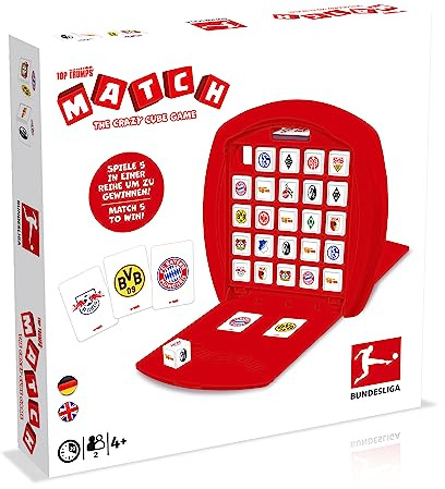 Top Trumps Match Bundesliga Edition Edition - Bundesliga Match Beliebte Brettspiele - Gedächtnisspiel für Familie und für Kinder - 2+ Spieler ab 4+ Jahren - Deutsch
