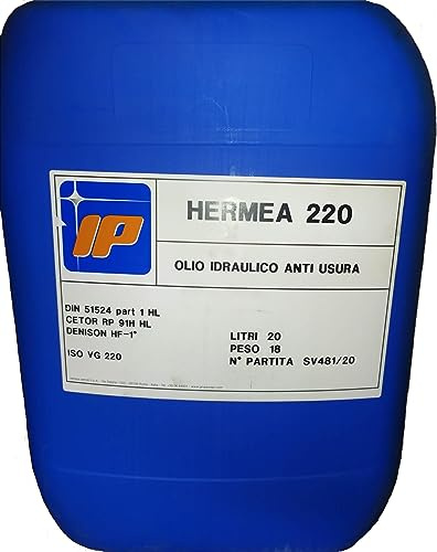IP HERMEA 220 Olio Minerale Per Lubrificazione Generale a Recupero D'Olio Cuscinetti Ingranaggi Con Proprietà Antiusura Ed E.P