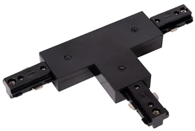 LUCIDE Connettore a T TRACK - Sistema ferroviario monofase/Illuminazione su binario - Nero (Estensione)