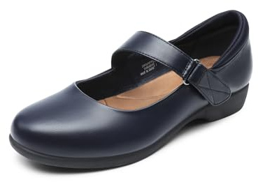 DREAM PAIRS Ballerines Femme Mary Jane Confortables,Marine,37