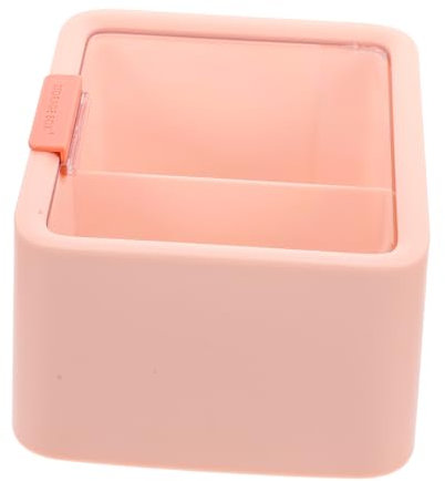 MAGICLULU Kosmetik Aufbewahrungsbox Aus Baumwolle Fächer Make-up Organizer Mit Klarem Deckel Staubdicht Für Wattepads Lippenstifte Und Make-up Zubehör