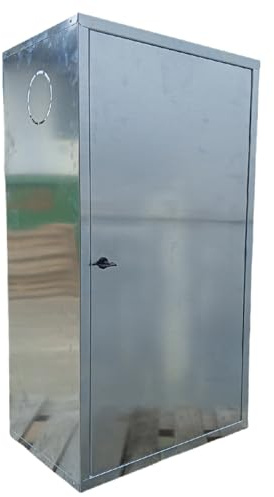 PUGLIELLI SRL Copricaldaia certificato 100x55x43 zincato 6/10 in kit - linea verniciabile - copricaldaia da esterno e da interno