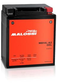 BATTERIA MALOSSI GEL YB14L-A2 NEXUS 250/500 SCARABEO 500 PEGASO 600/650