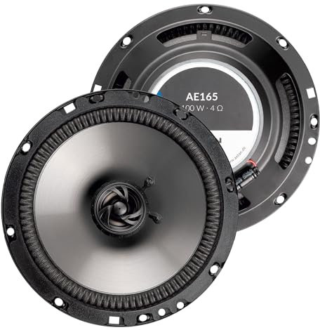 AXTON AE165 – 16,5 cm / 6,5“ 2-Wege Koaxial System, Auto Lautsprecher für Front oder Heck, Soundsystem mit 100 Watt, geeignet auch für Wohnmobile, 1 Paar