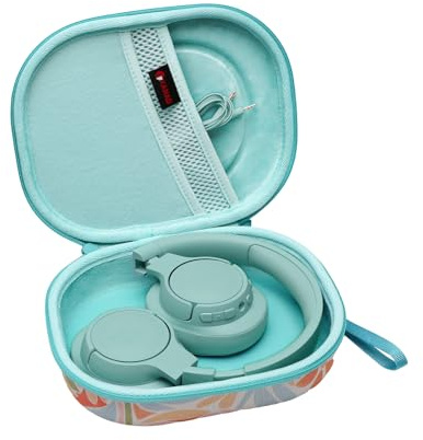 XANAD Hard Case for JLab JBuds LUX ANC/KVIDIO/soundcore Q20i / Sony WH-CH720N 520N 1000XM6 1000XM5 1000XM4 / JBL Tune 510 BT 520 BT 720 BT/Bose QuietComfort Foldable Headphone (Light Blue)