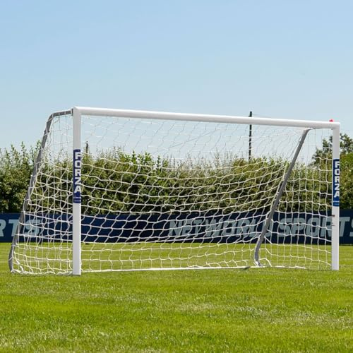 FORZA Aluminium Fußballtore [11 Größen] | Professionelle Fußballtorpfosten - *Die von MLS & Premier League Clubs verwendeten Tornetze*