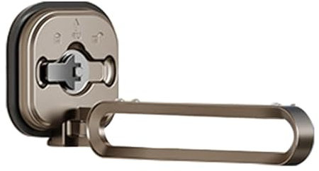 Tendedero plegable con ventosa giratorio de 360 grados para colgar en la pared