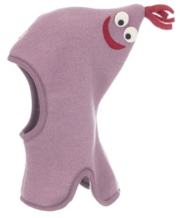 PICKAPOOH Kinder Zipfelmütze/Schlupfmütze Max Bio-Wollfleece, Pink 52