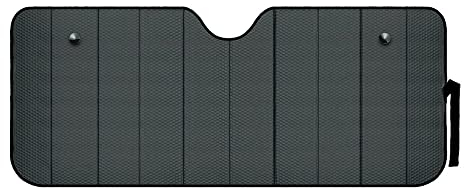 Lampa 66861 - Escudo térmico para Parabrisas, Color Negro Mate, M, 61 x 147 cm