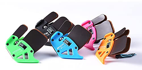 BICASTER Doigts de tir à l'arc en cuir de vache pour débutants et enfants