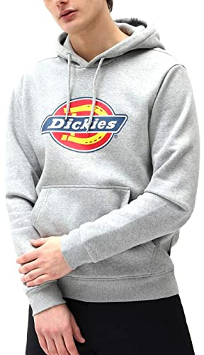 Dickies Homme Icon Logo Hoodie Sweatshirt, Gris Mélange, L EU