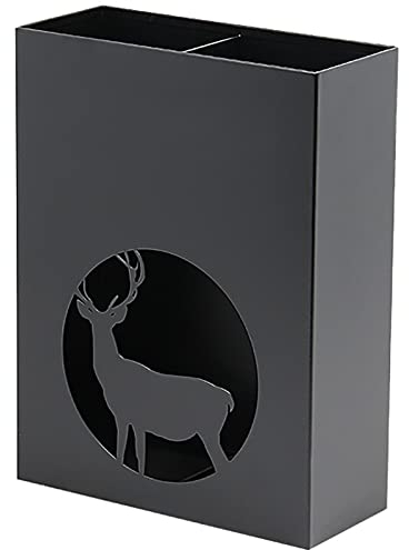 SENNIAN Regenschirmständer Moderner rechteckiger Regenschirmständer, Aufbewahrung von 6~9 Regenschirmen, wasserdichter Regenschirmhalter aus Metall für Büro, Wohnung, Garageneingang (Col