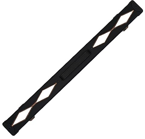 BILMAG Queuekoffer Arrow II – Billardkoffer für 1 Oberteil und 1 Unterteil, 86 cm, mit Kreidefach